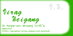 virag weigang business card